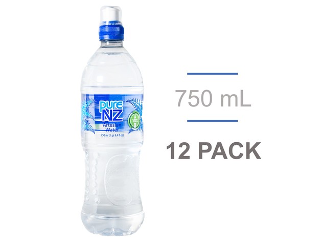 Pure Nz Natural Artesian Water From New Zealand Ml Recycled