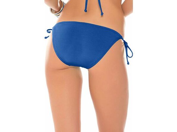 Becca By Rebecca Virtue Women S Color Code Tie Side Hipster Blue Bikini