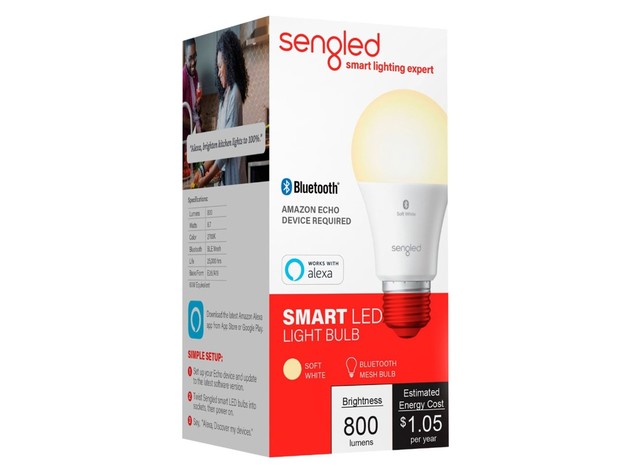 Sengled Smart Bluetooth MESH LED A19 Bulb Soft White