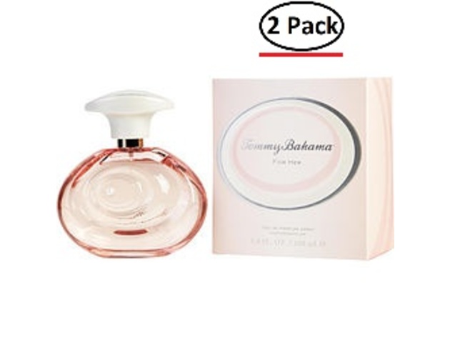 TOMMY BAHAMA FOR HER by Tommy Bahama EAU DE PARFUM SPRAY 3.4 OZ for WOMEN ---(Package Of 2)