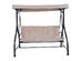 Costway Converting Outdoor Swing Canopy Hammock 3 Seats Patio Deck Furniture Beige