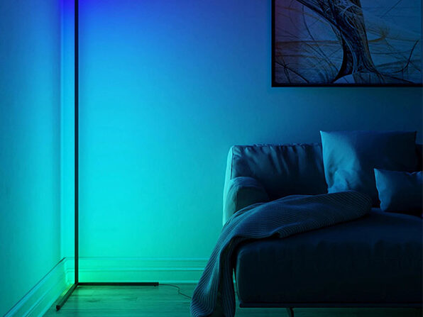 Lamp Depot Minimalist LED Corner Floor Lamp | Mashable Shop