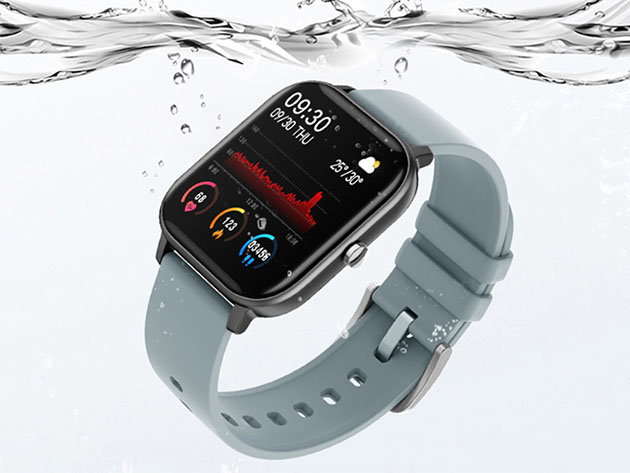 Metalika Smart Watch with Health & Activity Tracker (Grey)