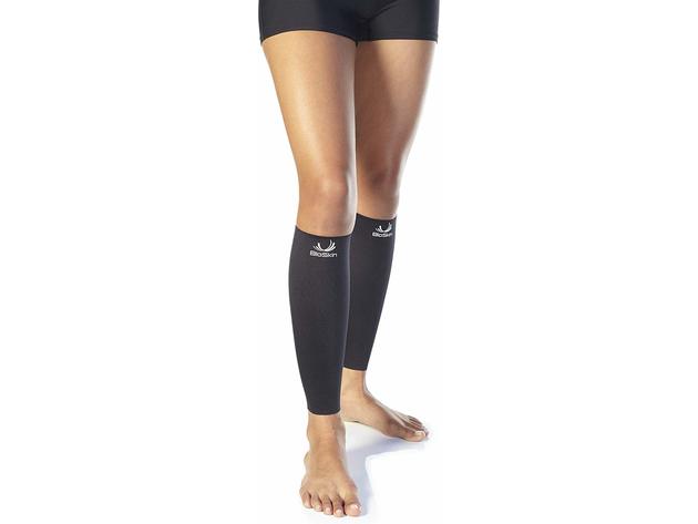 BioSkin Hypoallergenic Breathable High-level Medical Grade Compression XL Calf Sleeves, 1 Pair