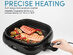 Aroma Housewares ASP-218B 4 Quart 3-in-1 Cool-Touch Electric Indoor Grill