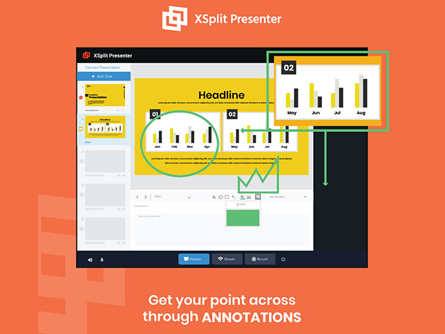 XSplit Presenter Premium: Lifetime Subscription (Windows)