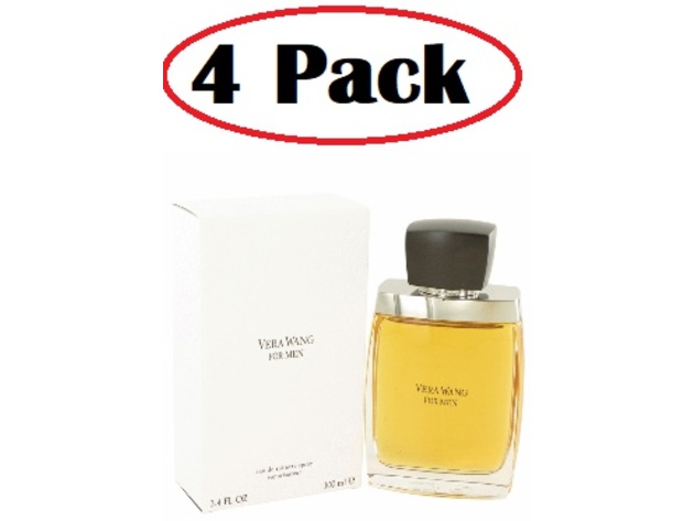 4 Pack of Vera Wang by Vera Wang Eau De Toilette Spray 3.4 oz