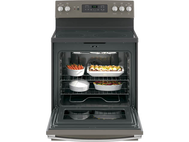 GE JB655EKES 5.3 Cu. Ft. Slate 5 Element Electric Range