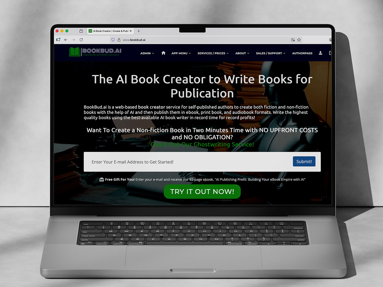 BookBud AI E-Book Generator - 40M Characters: Lifetime Subscription
