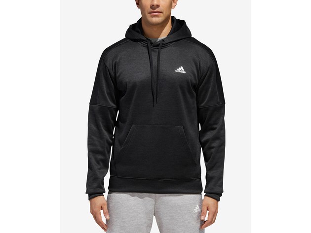 Adidas Men's Team Issue Fleece Hoodie Black Size XX-Large