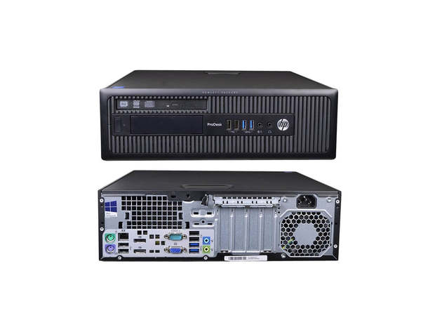 HP ProDesk 600 G1 SFF (i7-4770, 3.4 GHz) 16GB 480GB SSD - Black (Refurbished)
