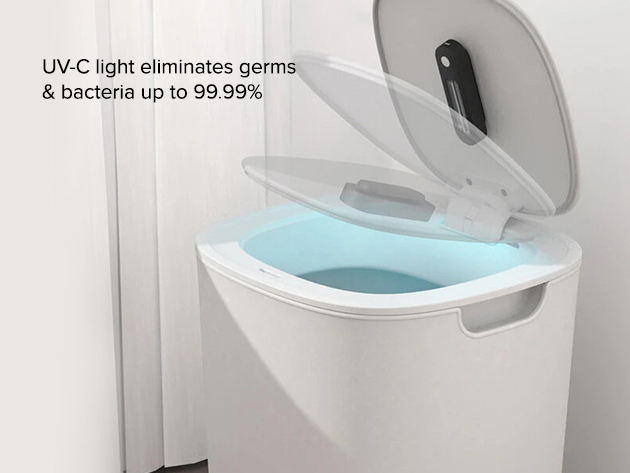 Mini UV-C Sterilizer Light for Toilets & Trash Cans: 4-Pack