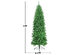 7 Foot Pre-lit Artificial Pencil Christmas Tree w/350 LED Lights