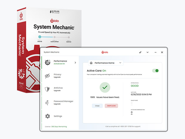 System Mechanic® for Windows 1-Year