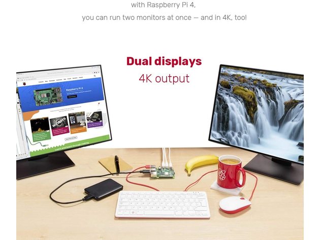 Raspberry Pi 4B Full Official Desktop Computer Starter Kit Pi 4 Model B Board
