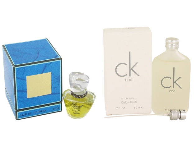 Gift set  CLIMAT by Lancome Pure Perfume .47 oz And a bottle of CK ONE Eau De Toilette Pour/Spray (Unisex) 1.7 oz
