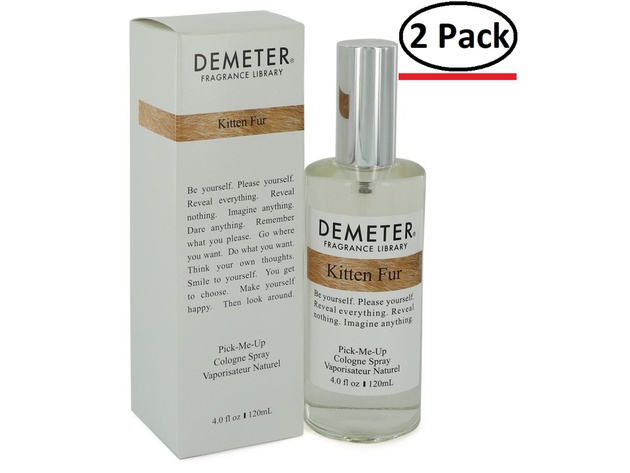 Demeter by Demeter Kitten Fur Cologne Spray 4 oz for Women (Package of 2)