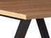 X-Leg Table Top Writing Desk with 2 Shelves