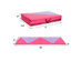 Costway 4'x10'x2'' Gymnastics Mat Thick Folding Panel Gym Home Pink & Purple