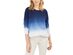 Style & Co Women's Cotton Ombre Sweatshirt  Blue Size Extra Large