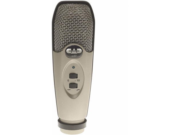 CAD Audio U37 USB Studio Large Condenser Recording USB Microphone - Champagne (Used, No Retail Box)