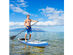 Goplus 10'5'' Inflatable Stand Up Paddle Board SUP with Carrying Bag Aluminum Paddle - Blue