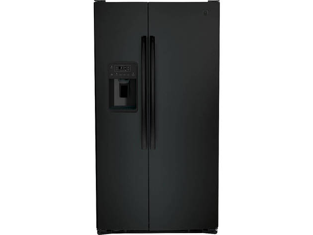 GE GSS25GGPBB 25.3 Cu. Ft. Black Side-by-Side Refrigerator