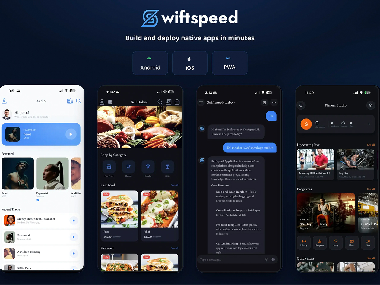 Swiftspeed AI App Builder Pro Plan: 5-Year Subscription