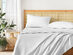 4-Piece Pre-Washed Microfiber Sheet Set (White/King)