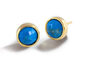 FIRE Gemstone Stud Earrings - Turquoise