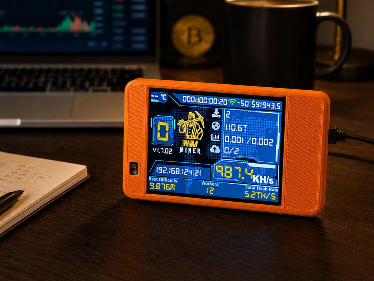 BlockChance Color Series BitCoin Ticket Miner (Orange)