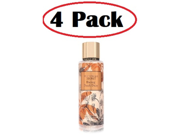 4 Pack of Daring Peach Daisy by Victoria s Secret Body Mist 8.4 oz