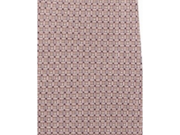 Michael Kors Men's Classic Geo Cube Silk Twill Tie Brown One Size