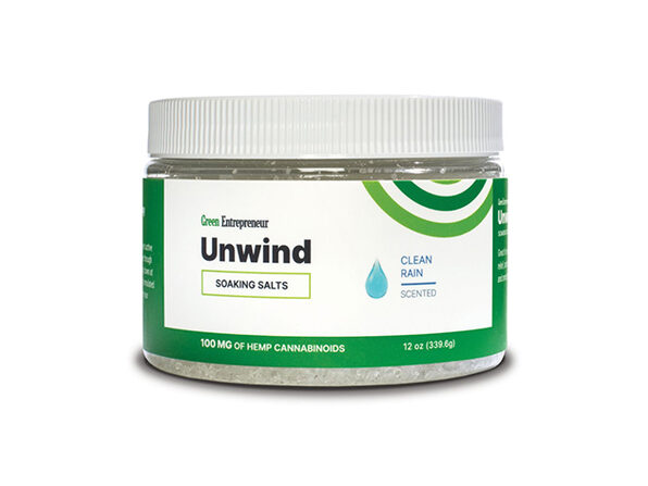 Unwind CBD Bath Soak (Clean Rain) - Product Image
