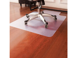 Costway 48'' x 36'' PVC Home Office Chair Floor Mat For Wood/Tile 1.50mm Thick - Clear