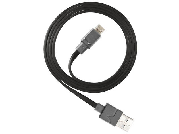 Ventev 259972 3 Ft. Chargesync Micro USB Cable-Black