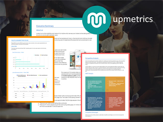 Upmetrics Business Planner: Lifetime Subscription