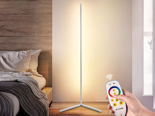 Minimalist LED Corner Floor Lamp