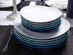 Sweese Curved Porcelain Dinner Plates (11"/Set of 6)