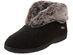 Acorn Womens Full Coverage Style Faux Fur Chinchilla Bootie Ii, Medium - Black