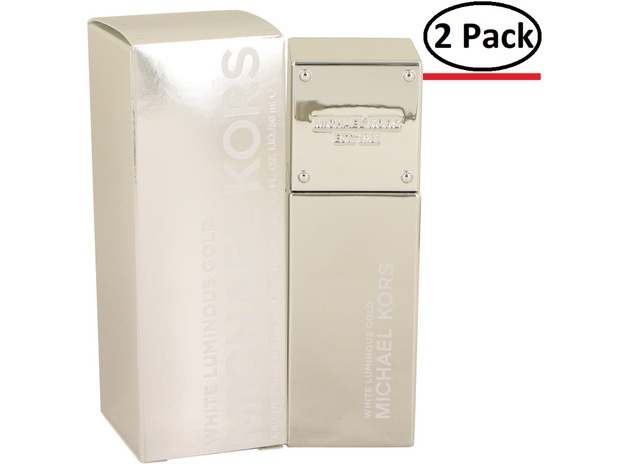 Michael Kors White Luminous Gold by Michael Kors Eau De Parfum Spray 1.7 oz for Women (Package of 2)