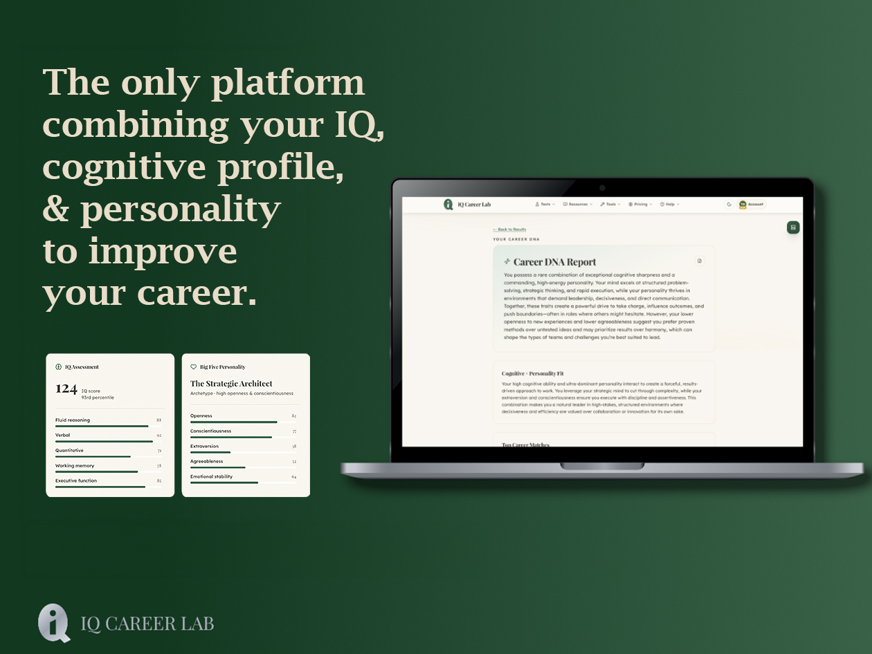 IQ Career Intelligence Lab Unlimited Plan: Lifetime Subscription