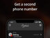 Hushed Private Phone Line: Lifetime Subscription (7,000 SMS / 1,250 mins)
