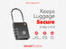 SmartLock: TSA-Approved Travel Lock with Apple Find My App Integration