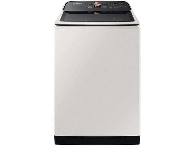 Samsung WA55A7300AE 5.5 Cu. Ft. Ivory Smart HE Top Load Washer With Super Speed Wash