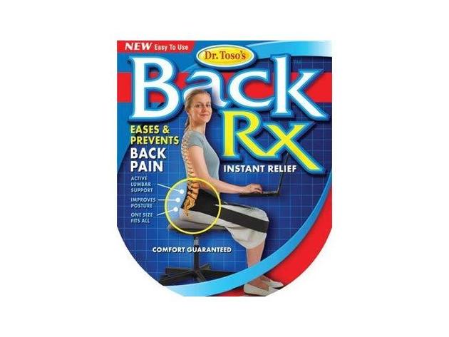Nada Chair Dr. Toso's BackRX Portable Back Support Belt for Posture Improvement- (Used, Open Retail Box)
