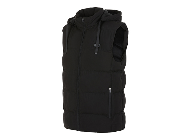 Helios Paffuto Heated Unisex Vest with Power Bank (Black/XXL)