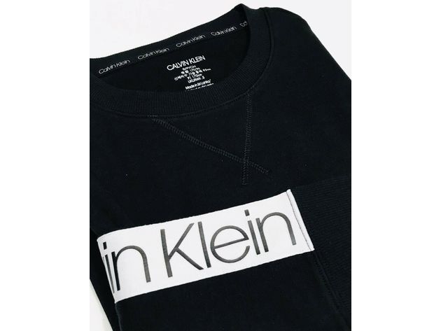 Calvin Klein Jeans Men's Monogram Sweatshirt Charcoal Size XX-Large