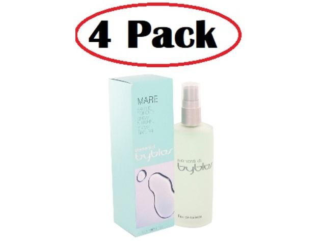 4 Pack of BYBLOS MARE by Byblos Eau De Toilette Spray 4 oz