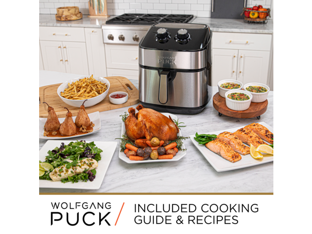 Wolfgang Puck 9.7QT Stainless Steel Air Fryer